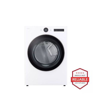 Lg 7.4 cu. ft. Ultra Large Capacity Smart Front Load Electric Dryer DLEX6500W